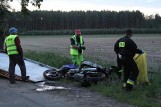 Boruja: Wypadek motocyklisty - nie żyje 39-latek, jadąca z nim kobieta została ranna [ZDJĘCIA]