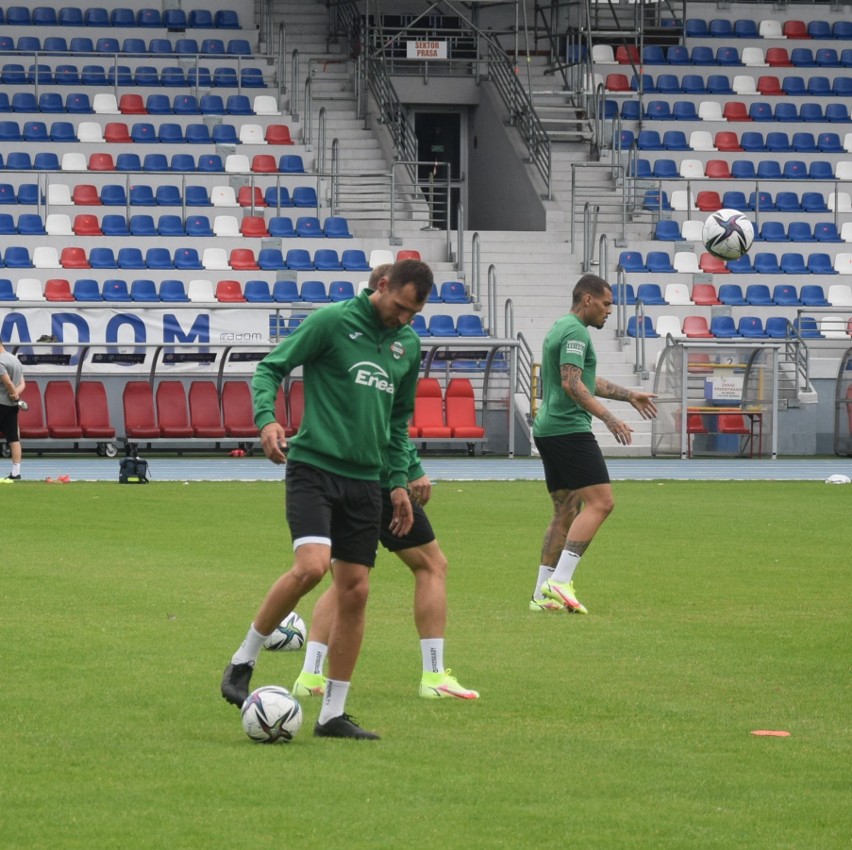 PKO BP Ekstraklasa. Niedzielny trening Radomiaka. W poniedziałek mecz z Wisłą w Płocku (ZDJĘCIA)