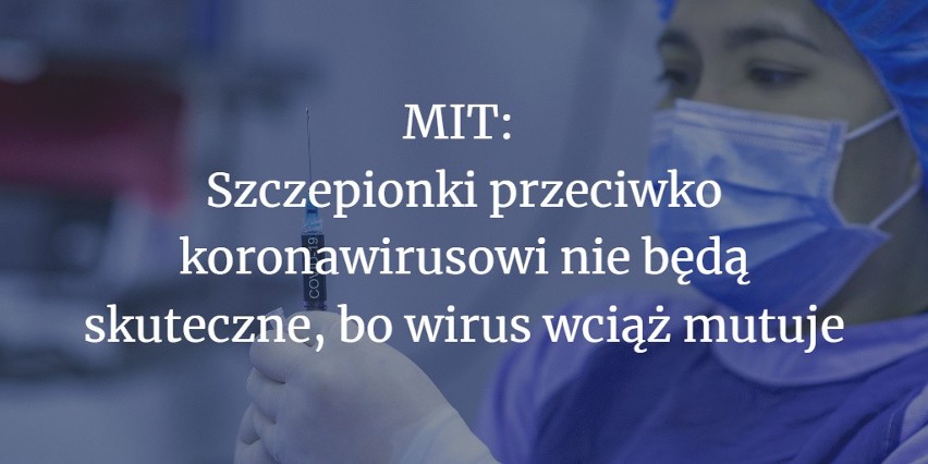 To zdanie nawiązuje do wirusa grypy, w przypadku którego...