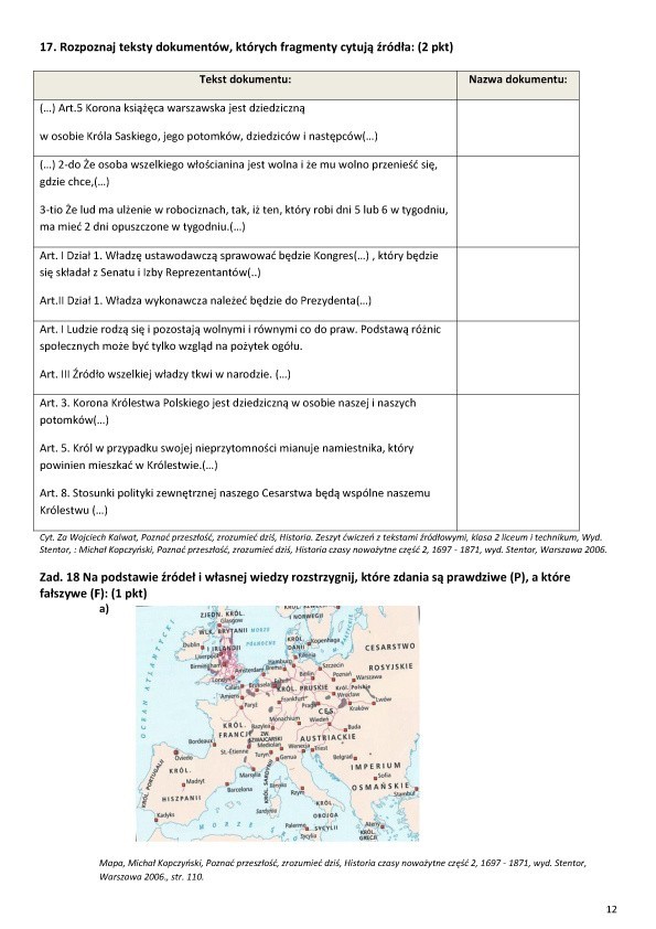 Matura próbna 2019: historia i wos. Pobierz arkusze, tematy, klucz odpowiedzi [ZDAJ MATURĘ Z NOWINAMI]