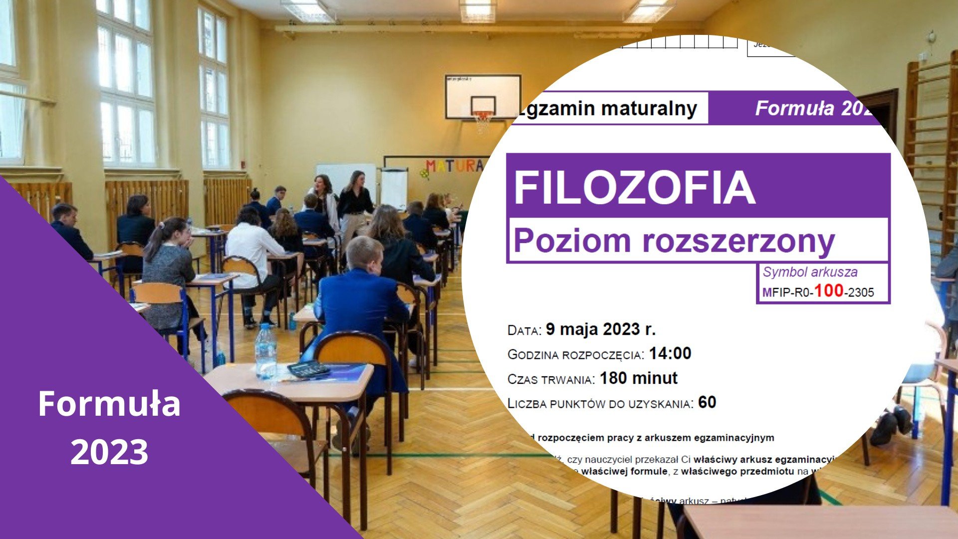 Matura z filozofii 2023 za nami. Mamy arkusz CKE. Oto najważniejsze
