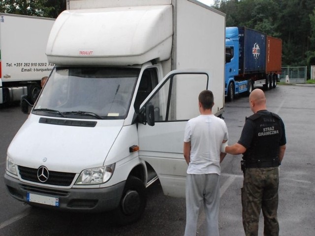 Zatrzymany na polsko-niemieckiej granicy sprinter został skradziony w Niemczech