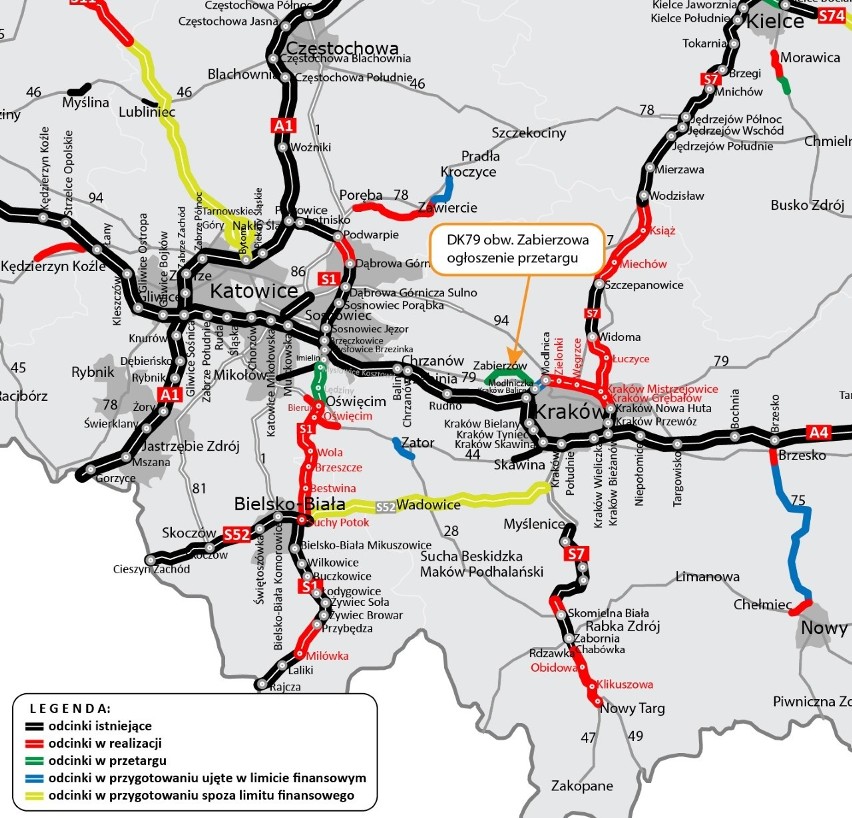 Będzie obwodnica Zabierzowa. Przygotowują przetarg na budowę ponad 10 km nowej drogi