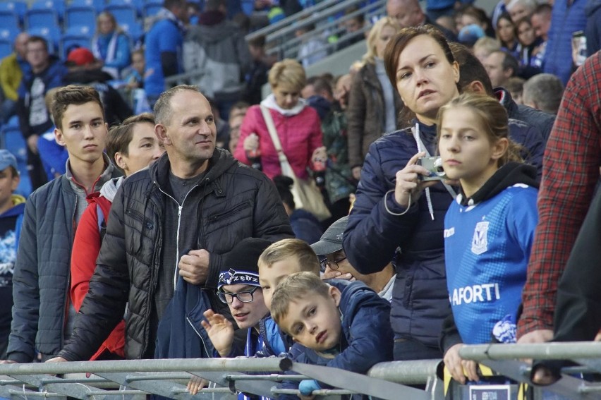 Mecz Lech Poznań - Miedź Legnica (2:1) obserwowało na żywo...