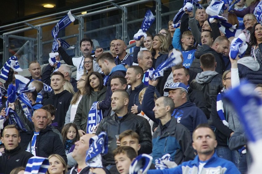 Mecz Lech Poznań - Miedź Legnica (2:1) obserwowało na żywo...