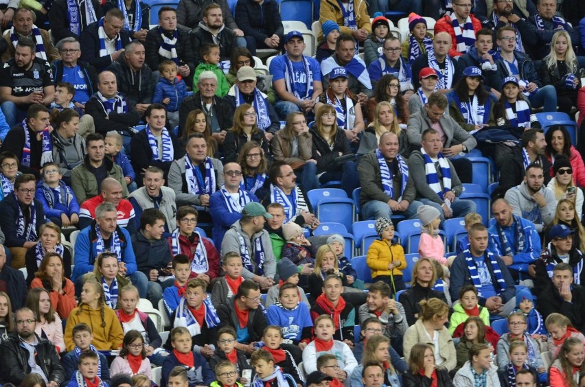 Mecz Lech Poznań - Miedź Legnica (2:1) obserwowało na żywo...