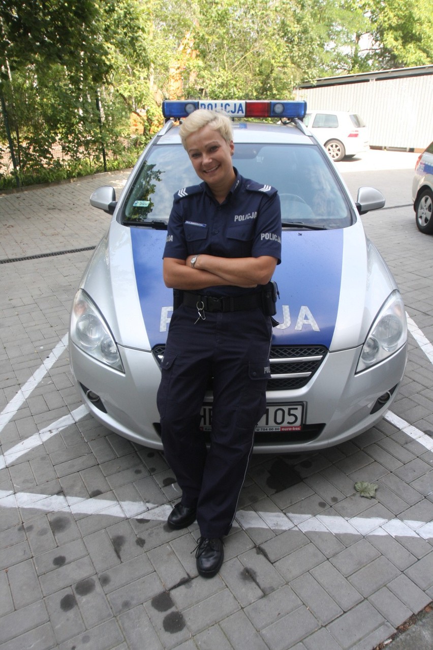 Policjantka dzielnicowa Justyna Zawierucha