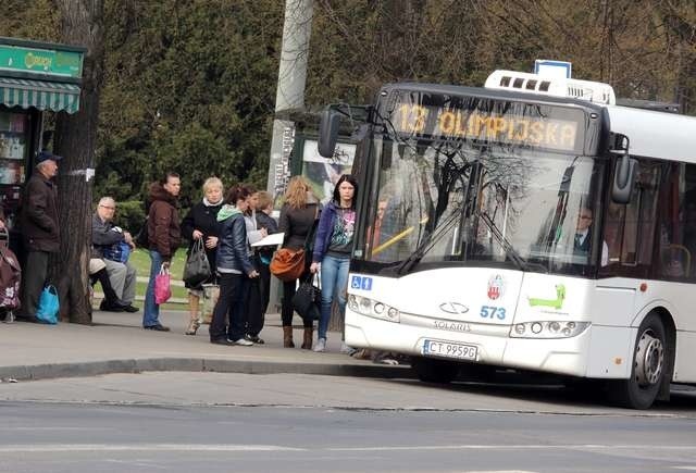 zmiany w komunikacjimzk - autobus 13