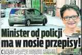 Wóz pani minister Piotrowskiej jechał pod prąd. Czy polityk ma w nosie przepisy?