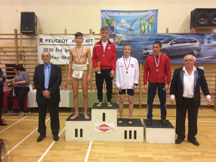 Dwa brązowe medale młodych zawodników Dalinu Myślenice w Pucharze Europy w sumo