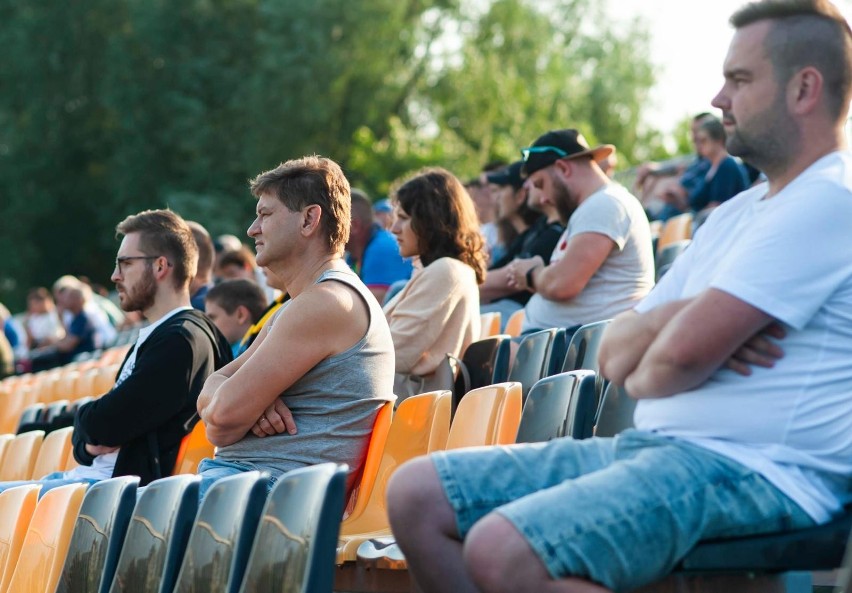 21.05.2021: kibice na meczu Wieczysta Kraków - ŁKS Łagów