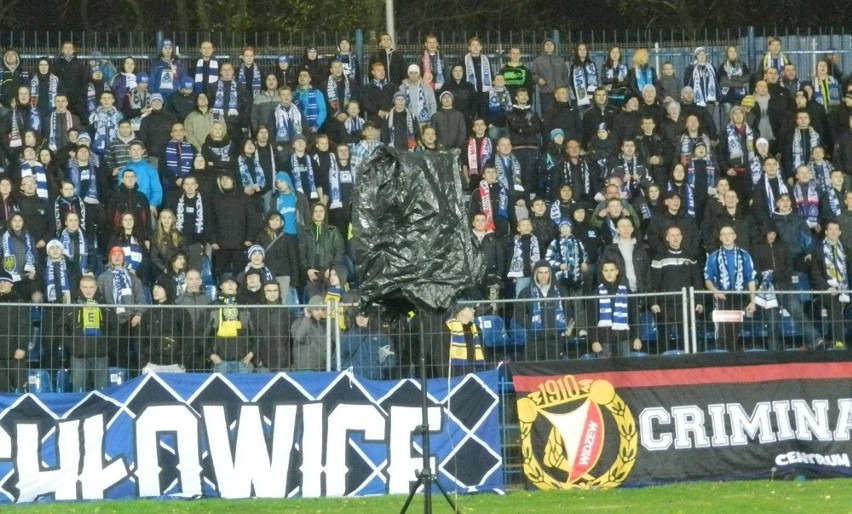 Kibice na meczu Ruch Chorzów - Zawisza Bydgoszcz 1:0...