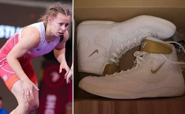 Zapaśniczka Wiktoria Chołuj, której złodziej ukradł sportowe buty, poinformowała, że obuwie jest już znowu u niej.