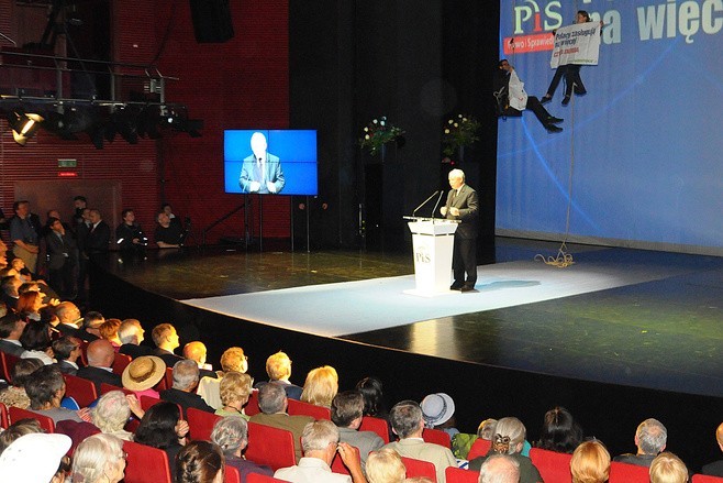 Zjazd PiS przed wyborami parlamentarnymi 2011