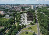 Katowice. Kompleks biurowy Murckowska rośnie przy węźle Bagienna i Rawie. Będzie z trzech stron otoczony drogami