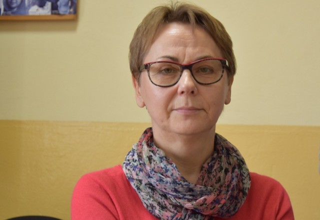 Mariola Domagała koordynatorka projektu w I LO w Końskich