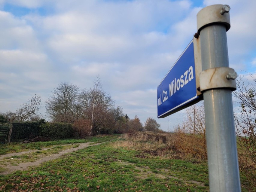 Rolnik się pomylił i zaorał podczas prac polowych słupską ulicę Czesława Miłosza