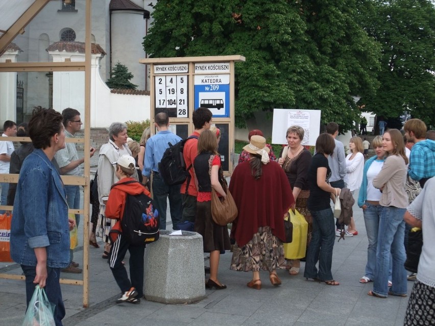 Przystanek autobusowy na Rynku Kościuszki