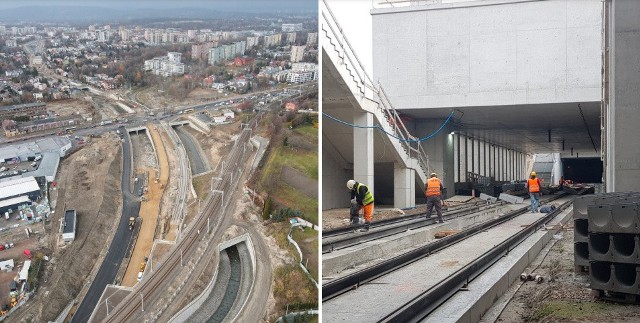 Trwa budowa Trasy Łagiewnickiej. Niedługo zakończy się kolejny etap prac realizowanych w ramach tej inwestycji na ul. Zakopiańskiej i zostaną tam oddane do użytku po dwa pasy ruchu w każdym kierunku. Prowadzone są też roboty w powstających tunelach i związane z budową nowej linii tramwajowej.