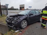 Wypadek w Jastrzębiu: Samochód w rowie, jedna osoba ranna [ZDJĘCIA]