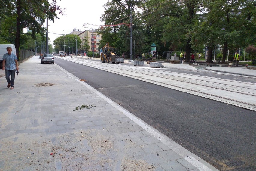 Torowisko tramwajowe na trasie do Bronowic jest już gotowe,...