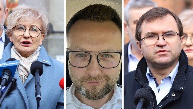 W Sejmie kadencji 2023-2027 kariery posła nie będą kontynuować (od lewej) Iwona Michałek, Paweł Szramka i Zbigniew Girzyński