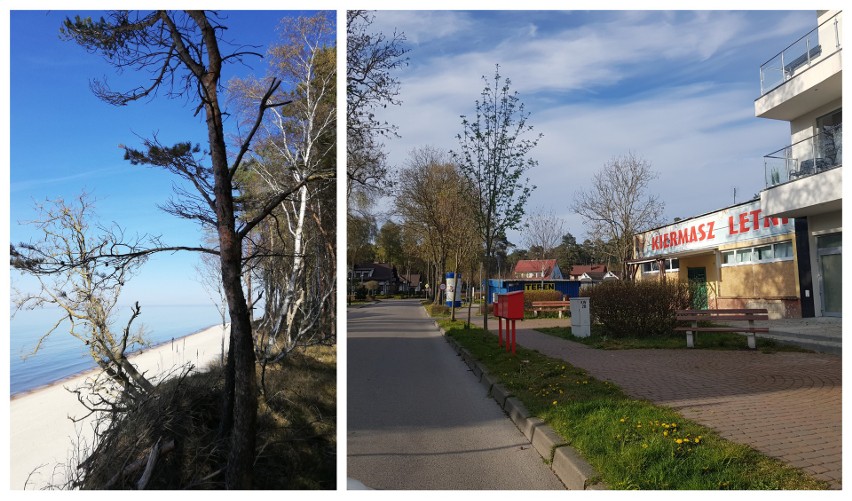 Łukęcin: plaża i uliczki wsi puste. Mieszkańcy czekają na decyzję w sprawie otwarcia sezonu