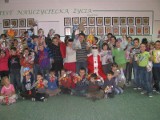  Mikołaj odwiedził uczniów Szkoły Podstawowej w Trębowcu.   