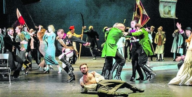 W „Kordianie” gra niemal cały wyśmienity zespół  Teatru Narodowego.