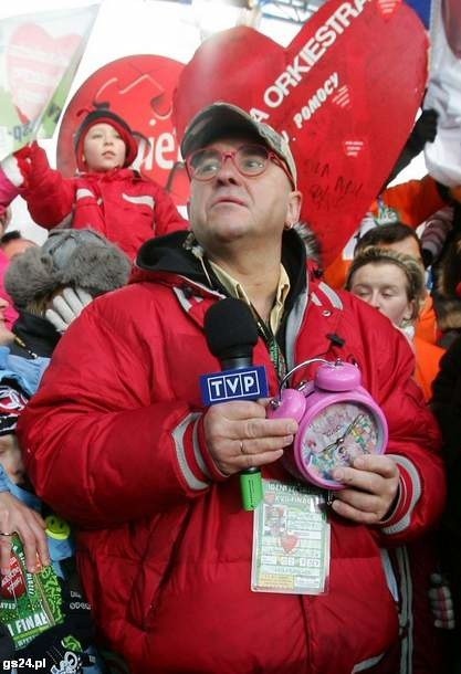 Jurek Owsiak w Szczecinie podczas ubiegłorocznego finału WOŚP.