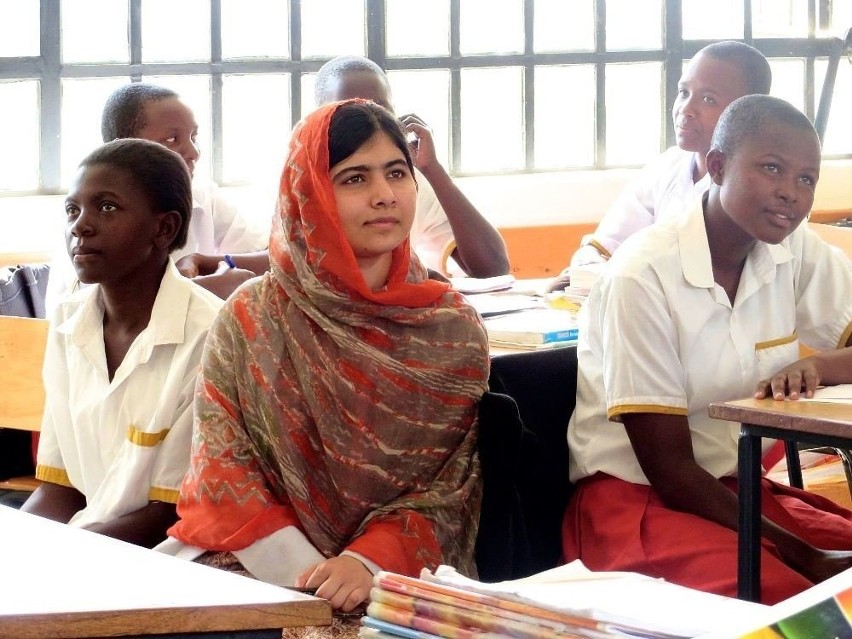 Malala Yousafzai znana jest ze swojego zaangażowania na...