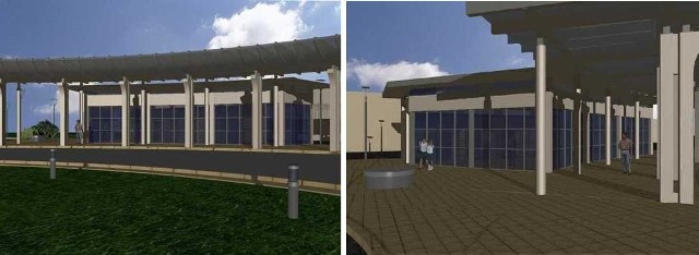 Tak prawdopodobnie będzie wyglądać budynek dworca autobusowego w Nowej Dębie.