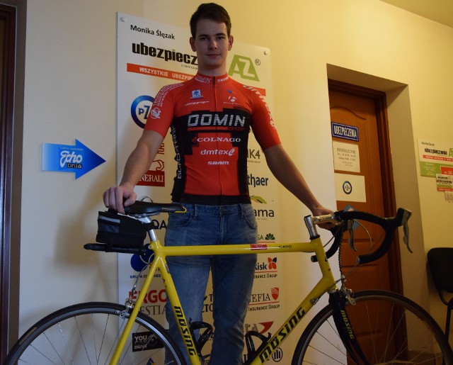 Eryk Gołda z Włoszczowy przejechał najwięcej kilometrów w ramach akcji „Rower pomaga” w powiecie włoszczowskim.