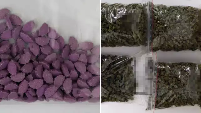 Koszalińscy policjanci zabezpieczyli u mężczyzny marihuanę, amfetaminę, MDMA - tabletki ecstasy, LSD oraz różnego rodzaju dopalacze o łącznej wadze prawie 3 kilogramów.
