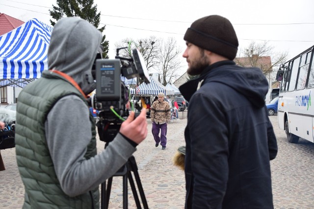 Tykocin. Na planie filmu "Umieranko" według opowiadania Jana Jakuba Kolskiego