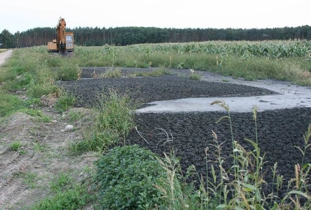 Tak wyglądają pola koło Osowej Sieni