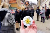 Spacer pamięci szlakiem lubelskiego getta. Rozdano mapki i przypinki z żonkilem. Zobacz zdjęcia 