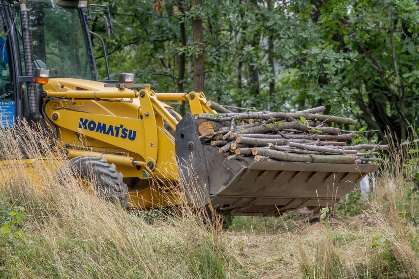 Prace przygotowawcze do odkopania tzw. złotego pociągu