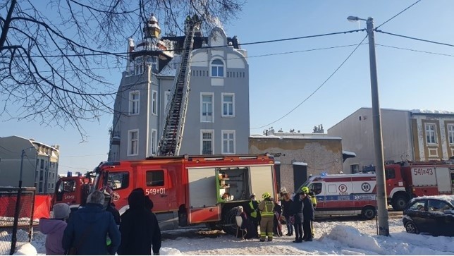 W pożarze w Tczewie zginęła kobieta. Nadal nie wiadomo, co go spowodowało