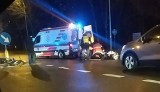 Wypadek na Zwierzynieckiej w Białymstoku. Kierowca renault potrącił rowerzystkę (zdjęcia)