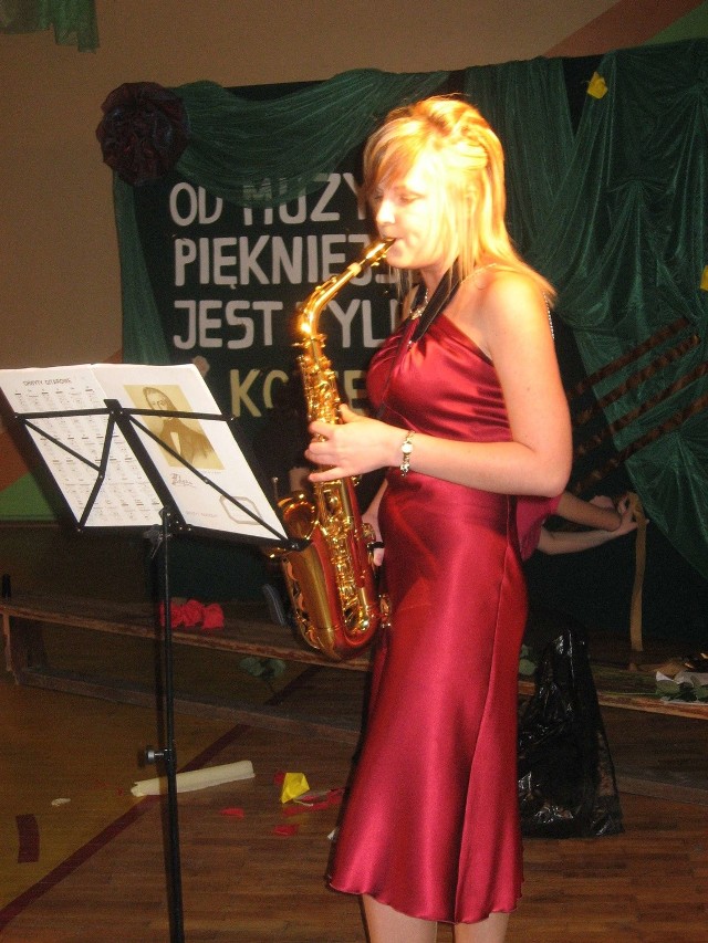 Milena Piasecka, pomysłodawca koncertu, zagrała na saksofonie i pianinie.