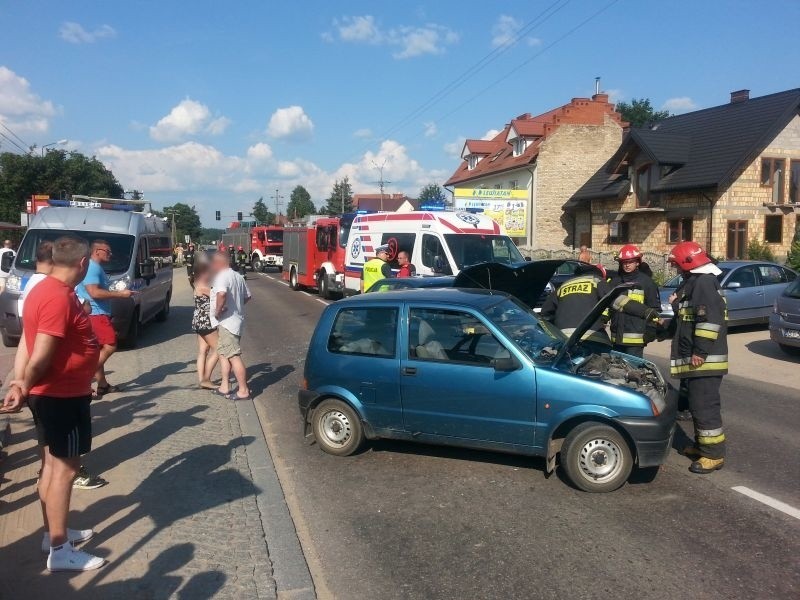 Księżyno. Wypadek. Opel uderzył w cinquecento (zdjęcia)