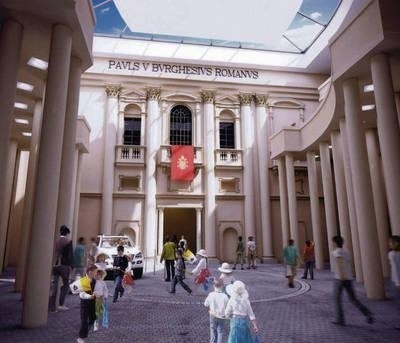 W muzeum, które stanie w kompleksie budynków Centrum Jana Pawła II "Nie lękajcie się", zaprojektowanym przez architekta Andrzeja Mikulskiego, znajdzie się replika placu św. Piotra Fot. Centrum Jana Pawła II