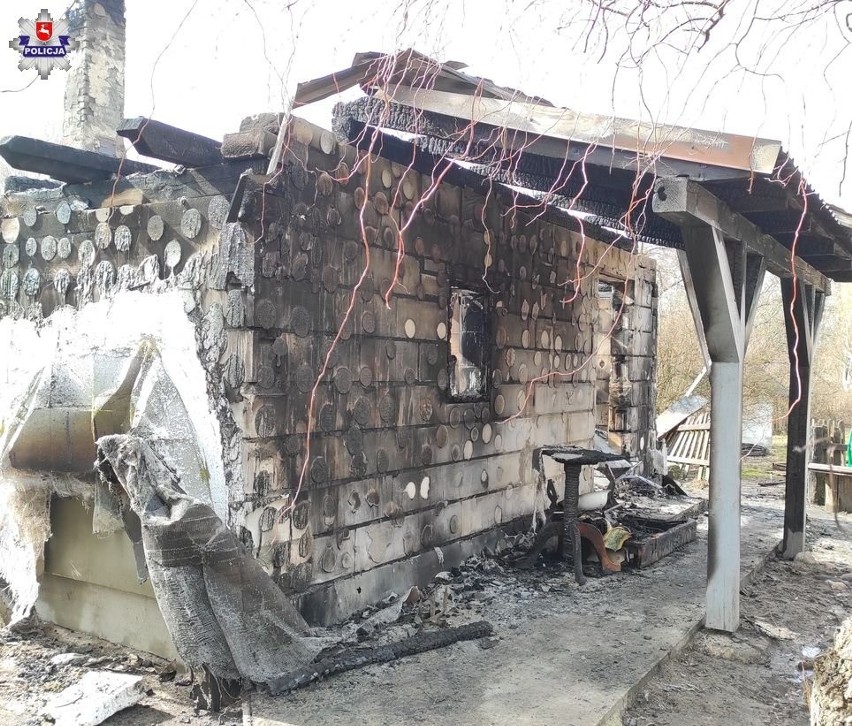 Tragiczny pożar w gminie Sławatycze. Podczas akcji gaśniczej znaleziono zwłoki 