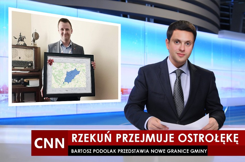 Bartosz Podolak w memach. Wójt gminy Rzekuń ogłosił na portalu społecznościowym konkurs na najlepszy mem z jego wizerunkiem