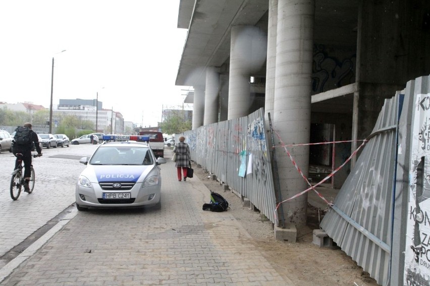 Wypadek w szkieletorze przy ul. Kolejowej