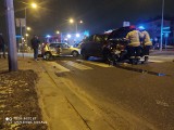 Wypadek na skrzyżowaniu ulic Pileckiego, Kołłątaja i Kamieńskiego w Białymstoku. Trzy osoby ranne, w tym dwoje dzieci (zdjęcia)