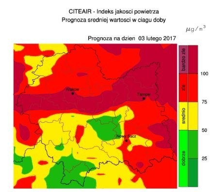 Wprowadzono III stopień zagrożenia smogowego dla Krakowa