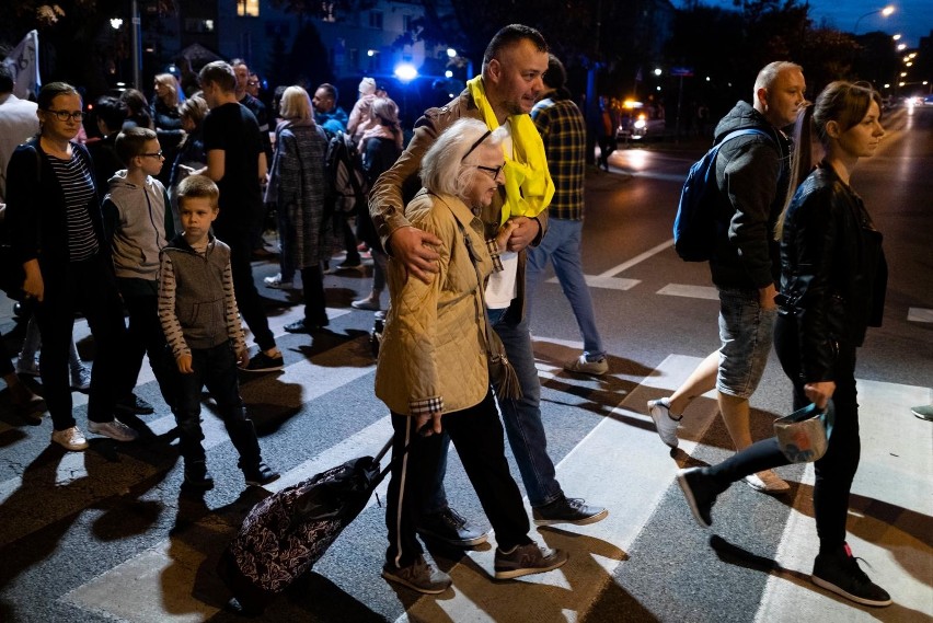 Mieszkańcy Warszawy protestują przeciwko zabijaniu pieszych...