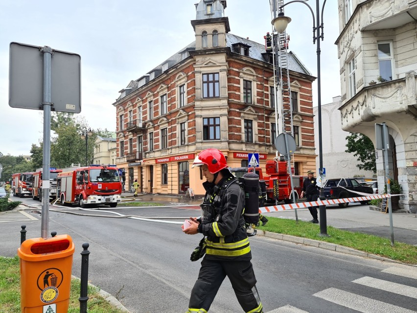 Pożar w Toruniu. Zapaliło się poddasze kamienicy przy ul....